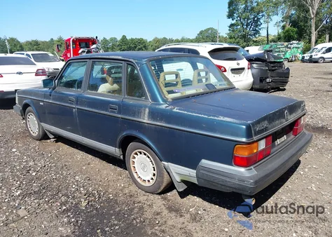1991 Volvo 240 from USA, damaged, VIN YV1AA8847M1457003